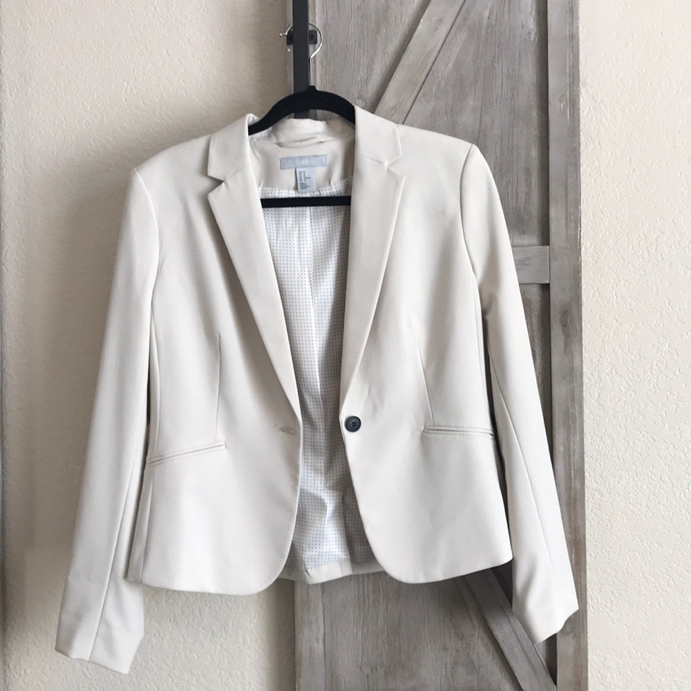 Cream blazer